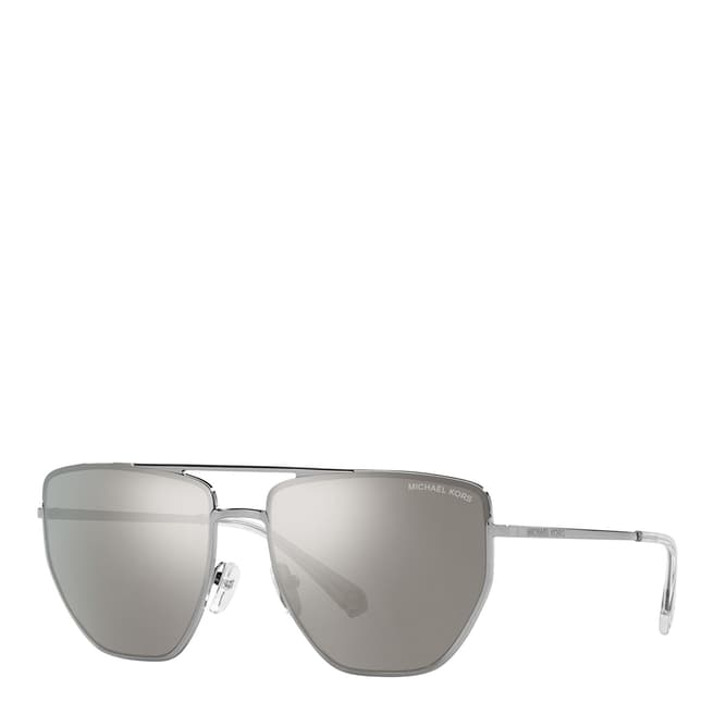 Michael Kors Silver Paros Sunglasses 60mm