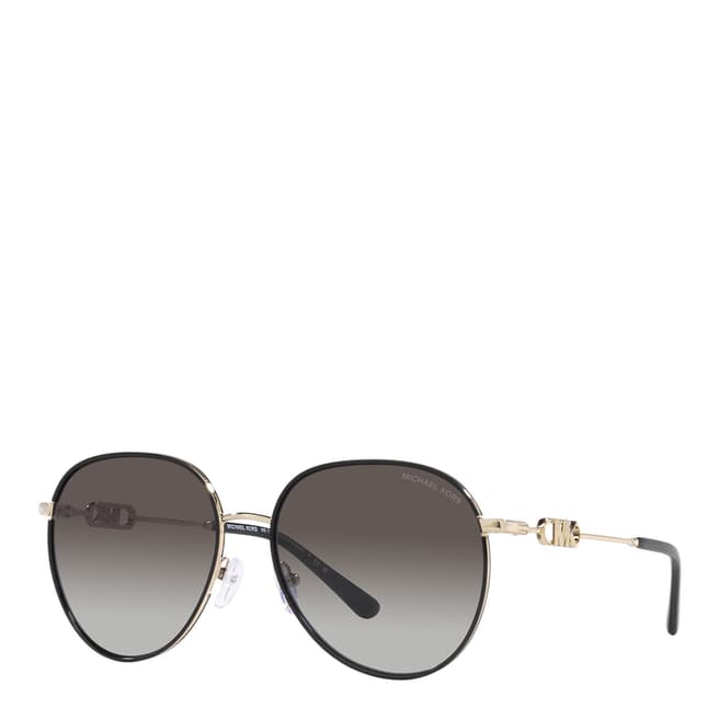 Michael Kors Light Gold,Black Empire Sunglasses 58mm
