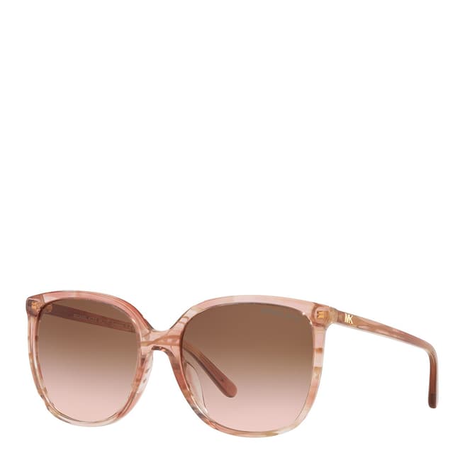 Michael Kors Rose Transparent Anaheim Sunglasses 57mm