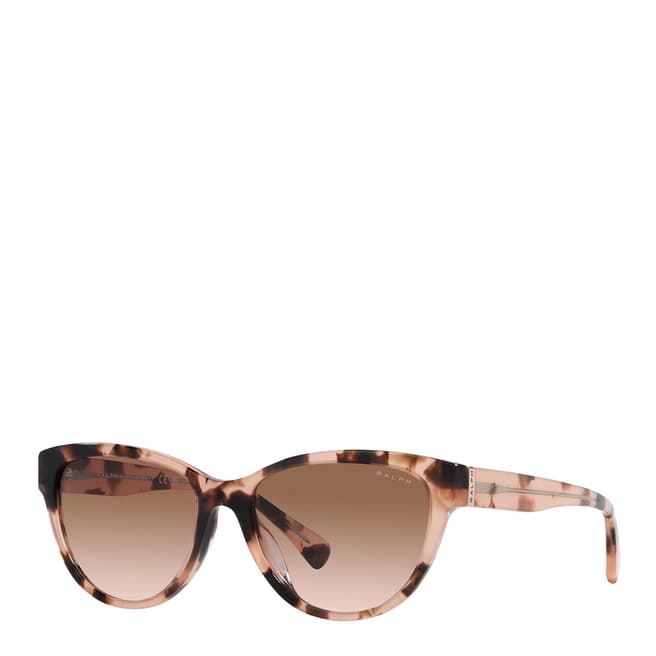 Ralph Lauren Shiny Pink Havana Sunglasses 56mm