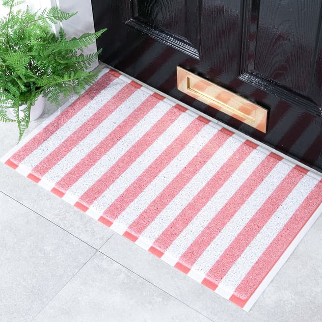 Artsy Doormats Pink Striped Doormat (70 x 40cm)