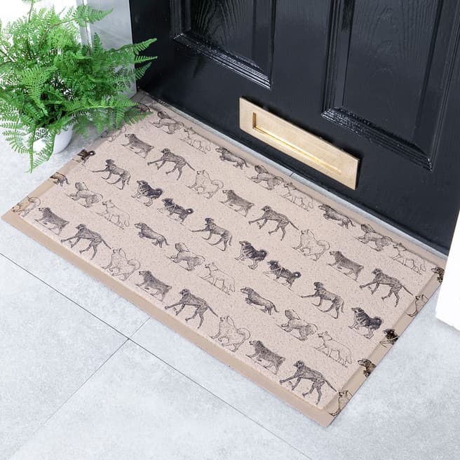 Artsy Doormats Vintage Dogs Indoor & Outdoor Doormat - 70x40cm