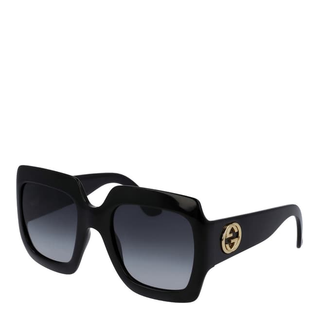 Gucci Women's Black/Grey Gucci Sunglasses 54mm