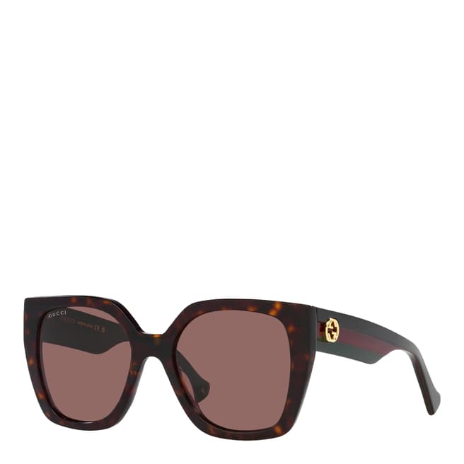 Gucci Women's Brown Gucci Sunglasses 55mm