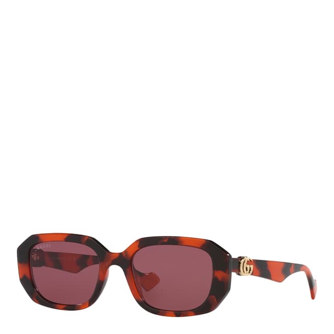 Gucci Women's Tortoise Gucci Sunglasses 54mm