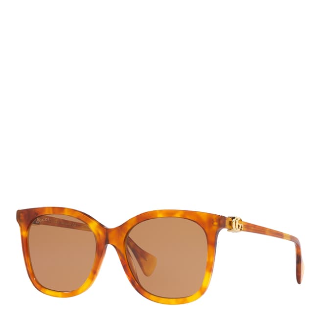 Gucci Women's Brown Gucci Sunglasses 55mm