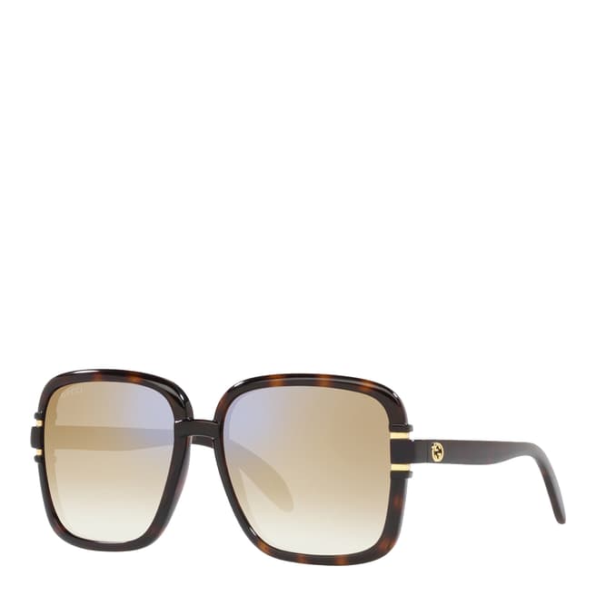 Gucci Women's Brown Gucci Sunglasses 59mm