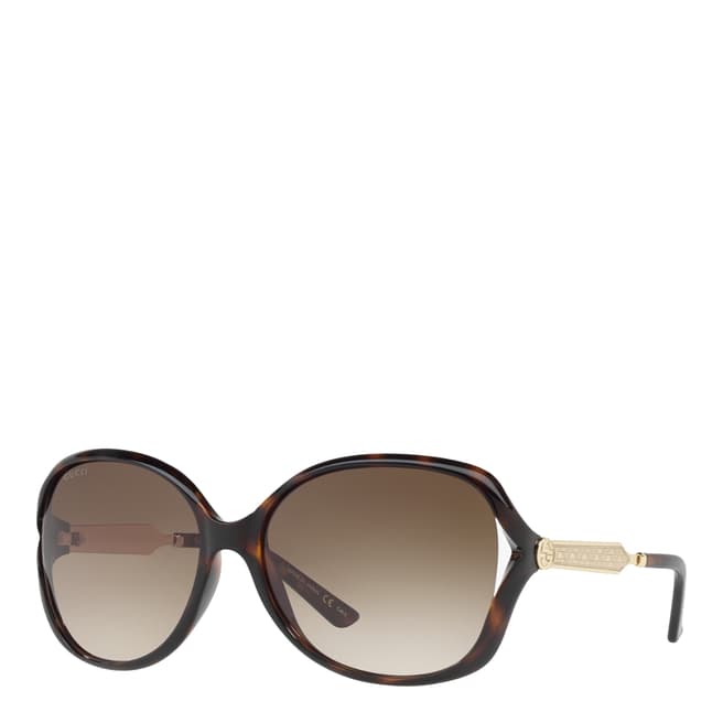 Gucci Women's Brown Gucci Sunglasses 60mm