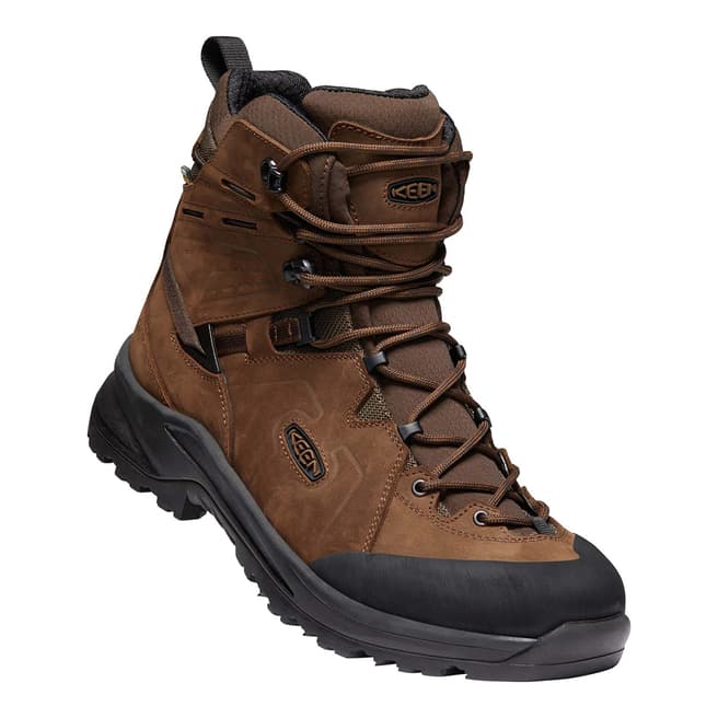 Keen Men's Brown Karraig Waterproof Mid Hiking Boots