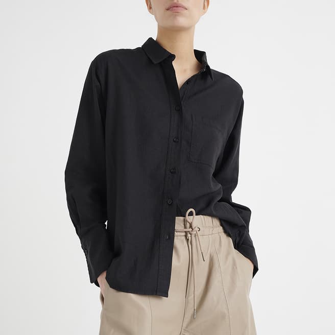 Inwear Black Linen Blend LovaI Shirt