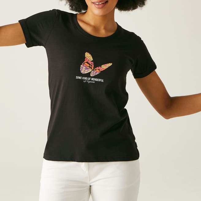 Regatta Black Filandra Cotton T-Shirt