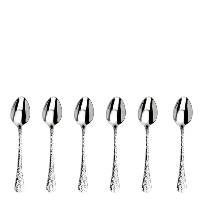 Arthur Price Set of 6 Avalon Stainless Steel Teaspoons