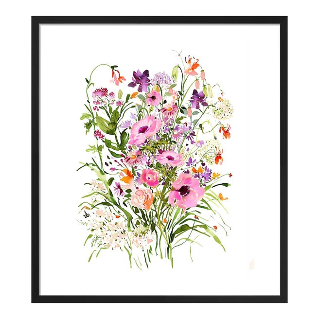 Summer Thornton Chelsea Floral Spray 40x50cm Framed Print