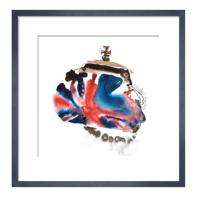 Bridget Davies A Very British Bag 22x40cm Framed Print