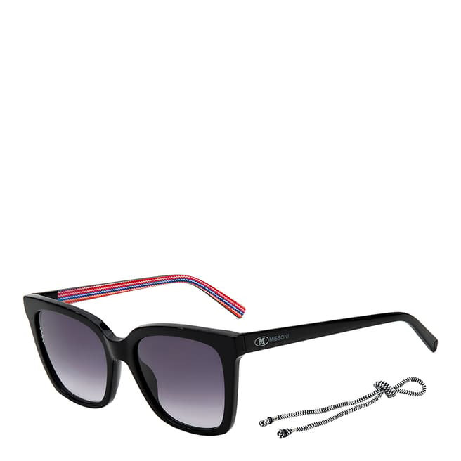 M Missoni Black Square Sunglasses 53mm