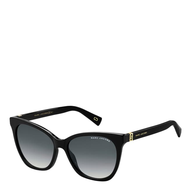 Marc Jacobs Black Rectangular Sunglasses 56mm