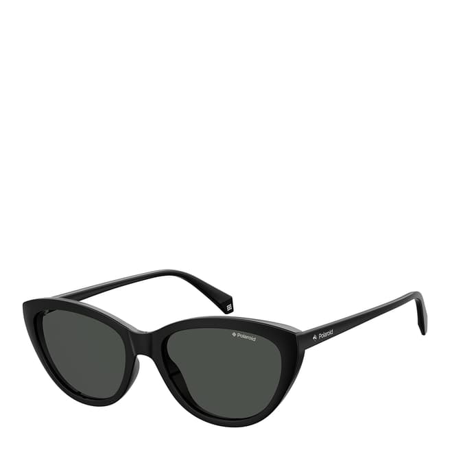 Polaroid Black Cat Eye Sunglasses 55mm