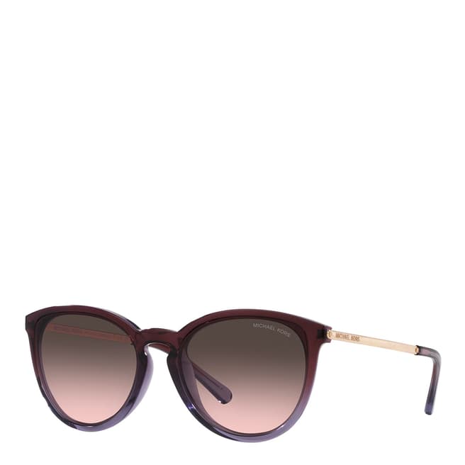 Michael Kors Plum Gradient Chamonix Sunglasses 56mm