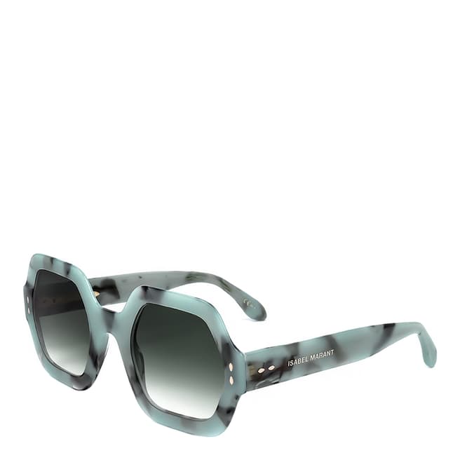 Isabel Marant Marble Green Square Sunglasses 52mm