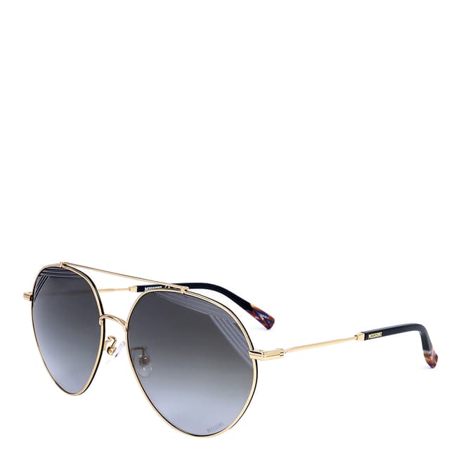 Missoni Black Gold Pilot Sunglasses 60mm