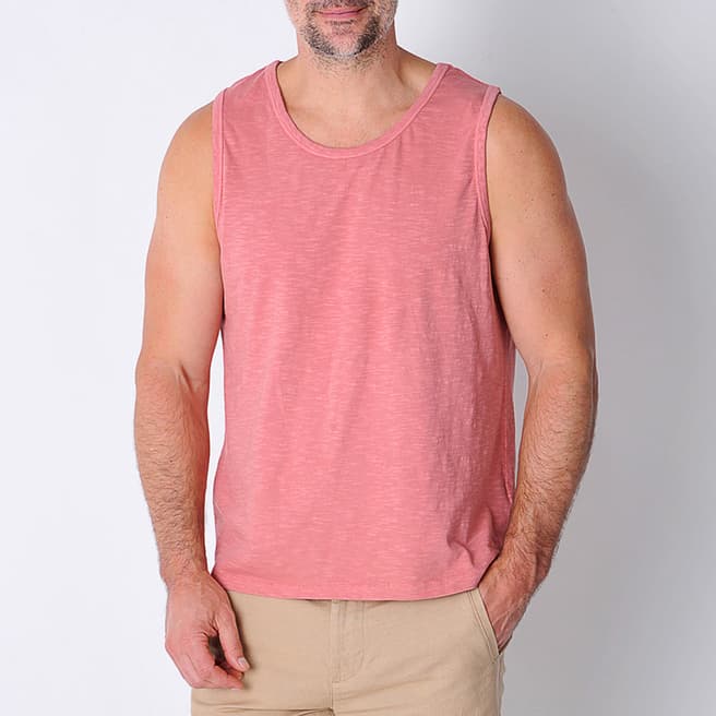 Burgs Pink Formby Cotton Vest