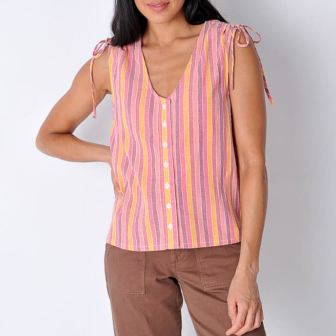 Burgs Pink Cawsand Cotton Top
