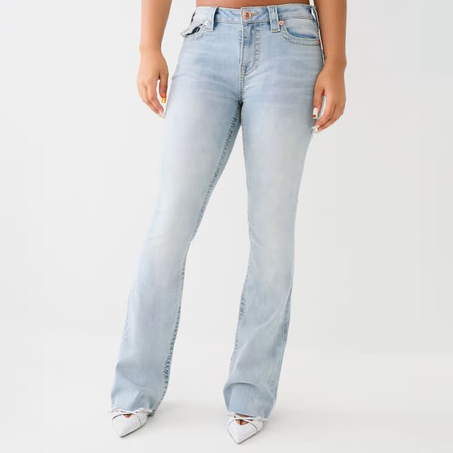 True Religion Light Wash Becca Bootcut Stretch Jeans