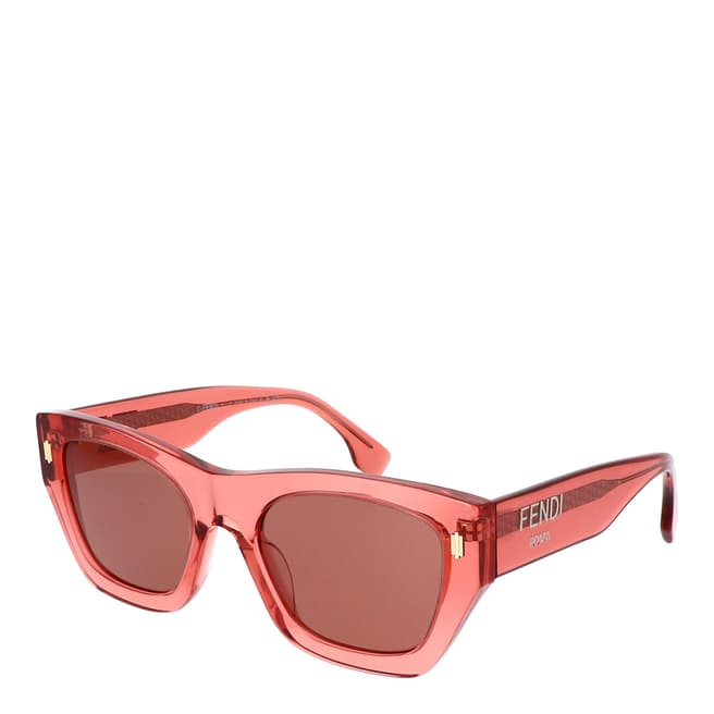 Fendi Women's Pink Fendi Sunglasses 53mm