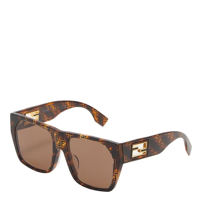 Fendi Women's Brown Fendi Sunglasses 57mm