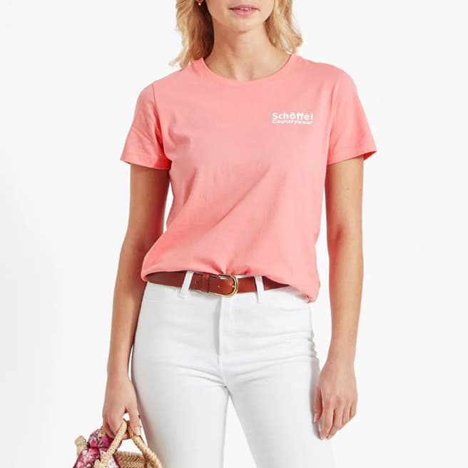Schöffel Pink Torre Cotton T-Shirt