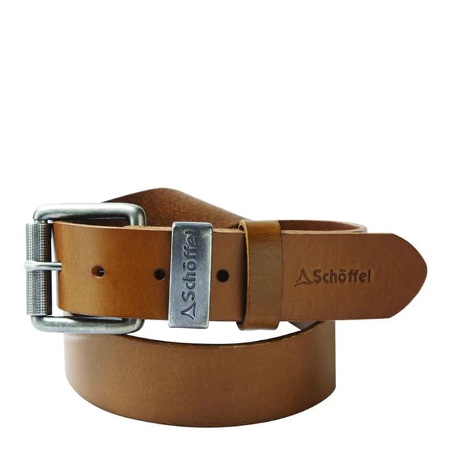 Schöffel Brown Leather Belt
