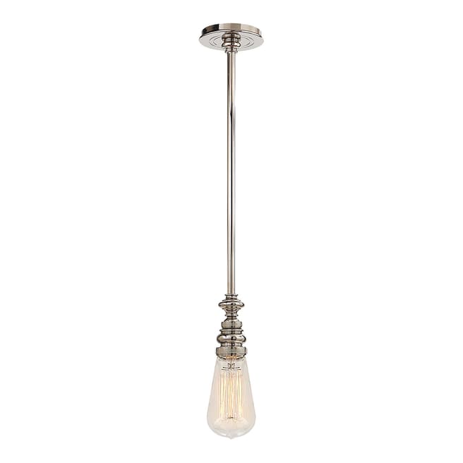Chapman & Myers for Visual Comfort & Co. Boston Pendant in Polished Nickel