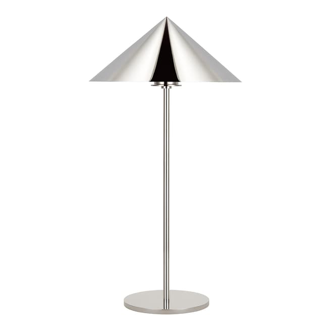 Paloma Contreras for Visual Comfort & Co. Orsay Medium Table Lamp in Polished Nickel