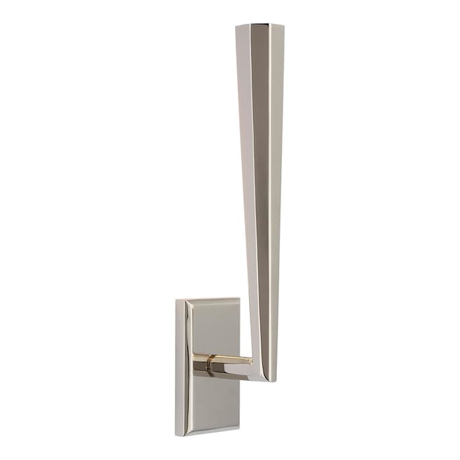 Thomas O'Brien for Visual Comfort & Co. Galahad Single Sconce in Polished Nickel