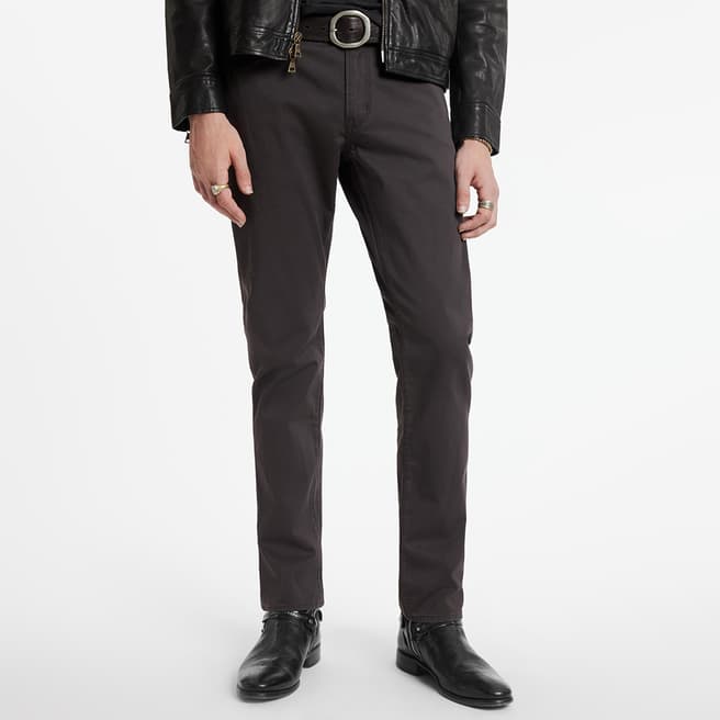 John Varvatos Black Regular Fit Stretch Jeans