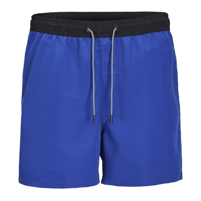 Jack & Jones Blue Side Panel Swimshorts