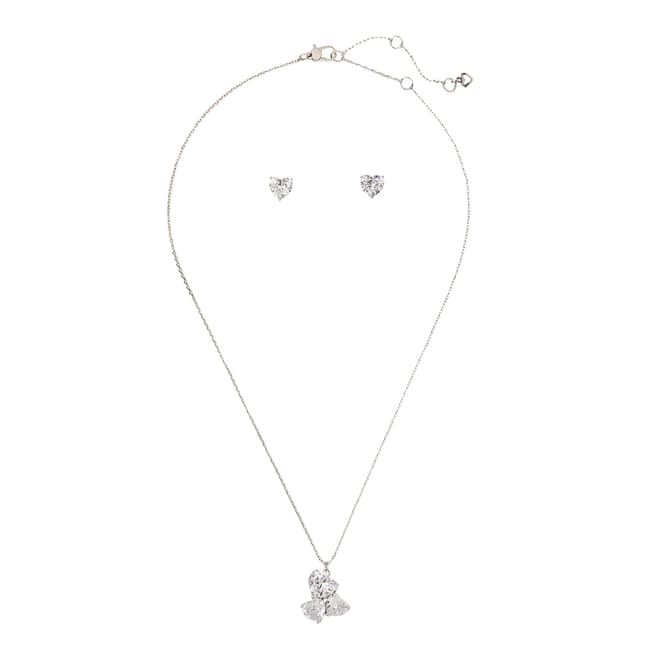 Kate Spade Heart Studs And Pendant Set