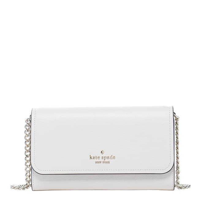 Kate Spade Darcy Refined Grain Leather Chain Wallet Crossbody