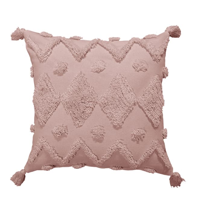 Malini Fibre Filled- Cotton Tufted Woven Cushion  45 x 45 cm