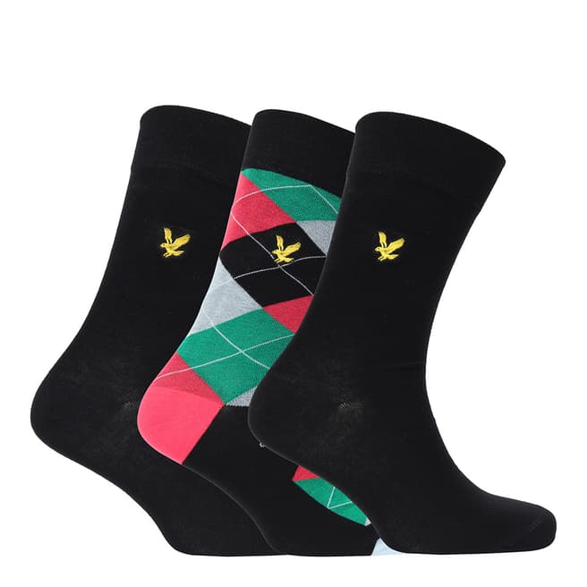 Lyle & Scott Multi 3 Pack Formal Socks