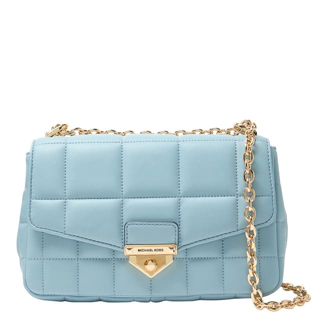 Michael Kors Pale Blue Soho Shoulder Bag