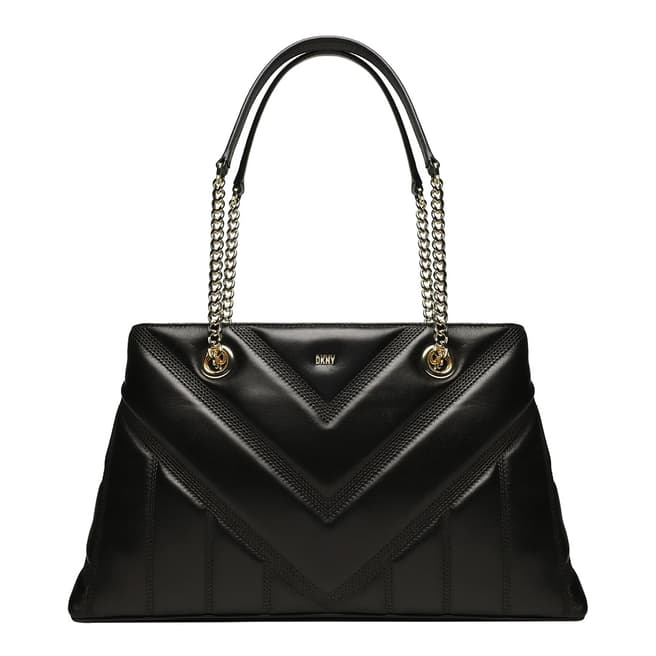 DKNY Black Gold Becca Tote Bag