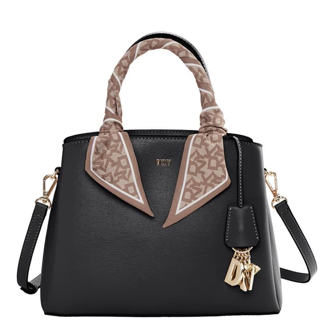 DKNY Black Gold Paige Medium Satchel