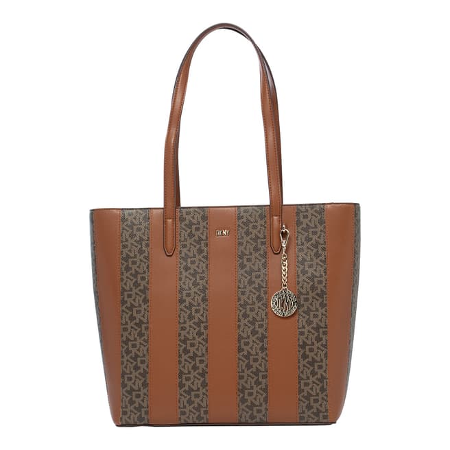 DKNY Mocha Caramel Bryant Tote Bag