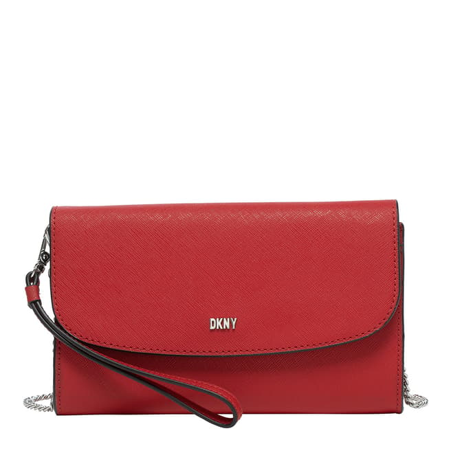 DKNY Red Silver Phoenix Wallet