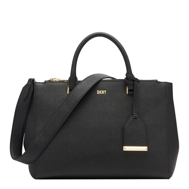 DKNY Black Gold Belle Satchel