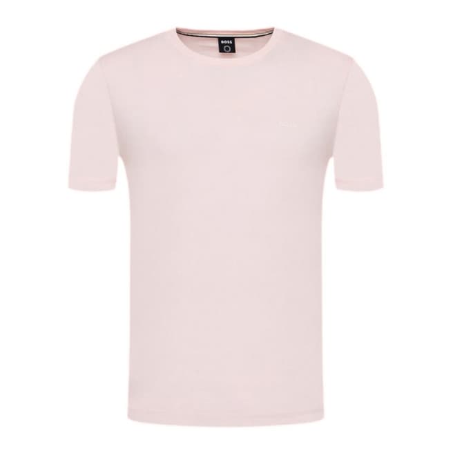 BOSS Pale Pink Thompson Cotton T-Shirt