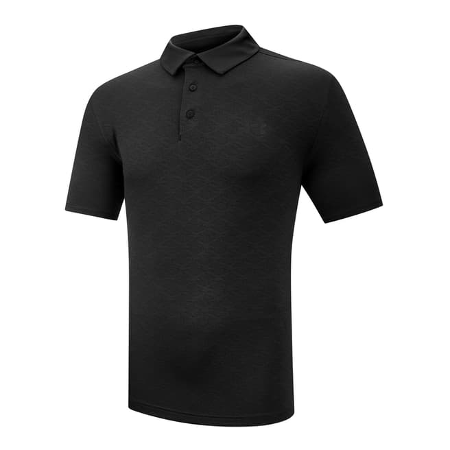 Under Armour Black Under Armour Jaquard Polo