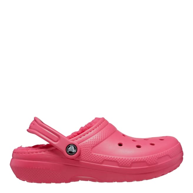 Crocs Unisex Pink Fur Linedclog