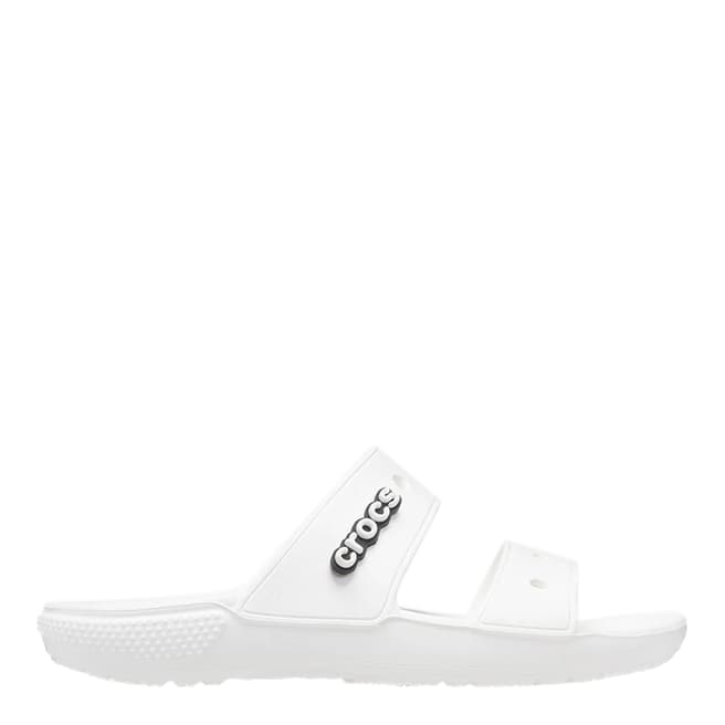 Crocs Unisex White Slides